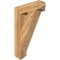 Ekena Millwork Traditional Arts & Crafts Rough Sawn Bracket, Western Red Cedar, 6"W x 26"D x 38"H BKT06X26X38TRA03RWR - alternate 1